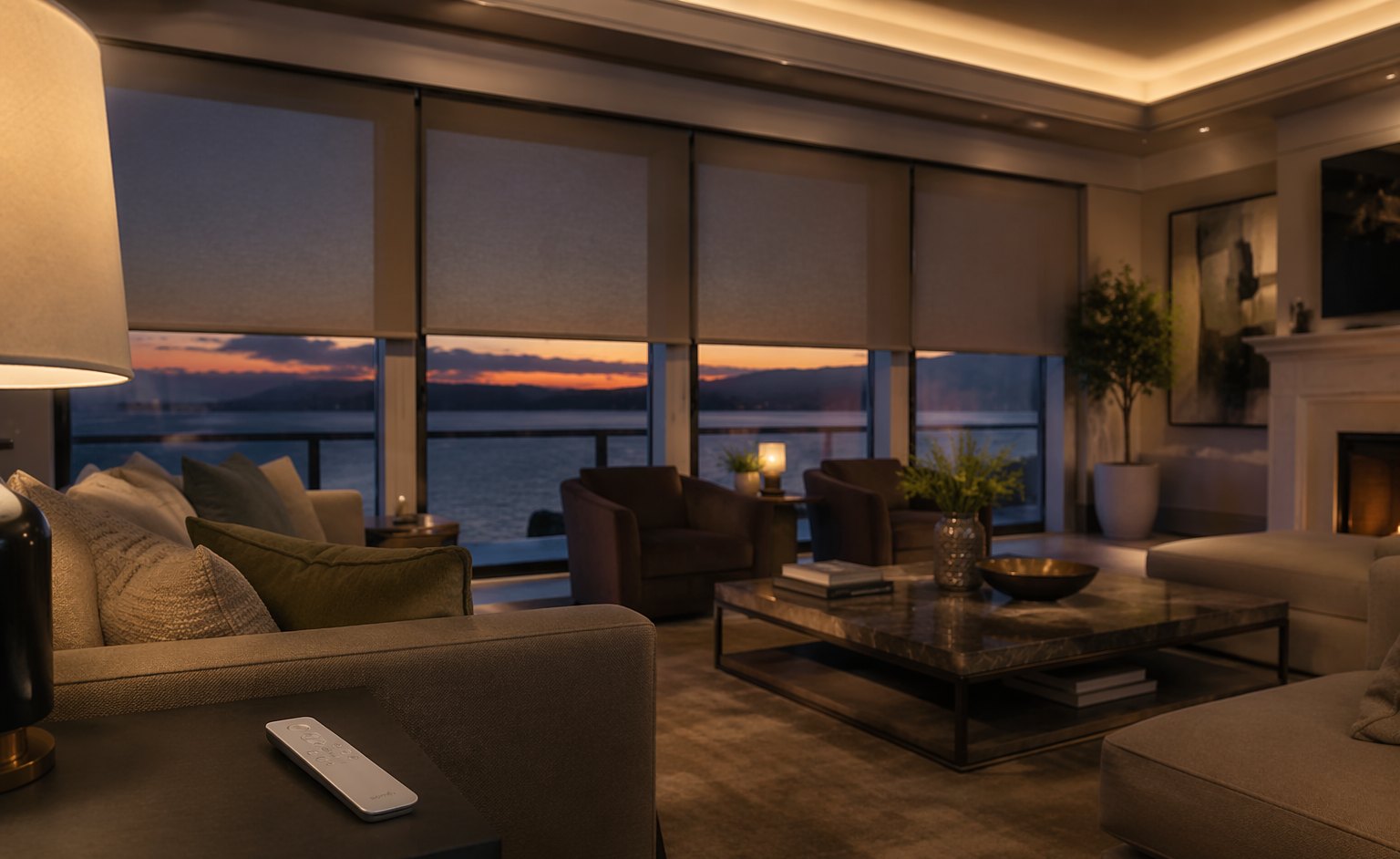 Motorized Shades installed by TruShade